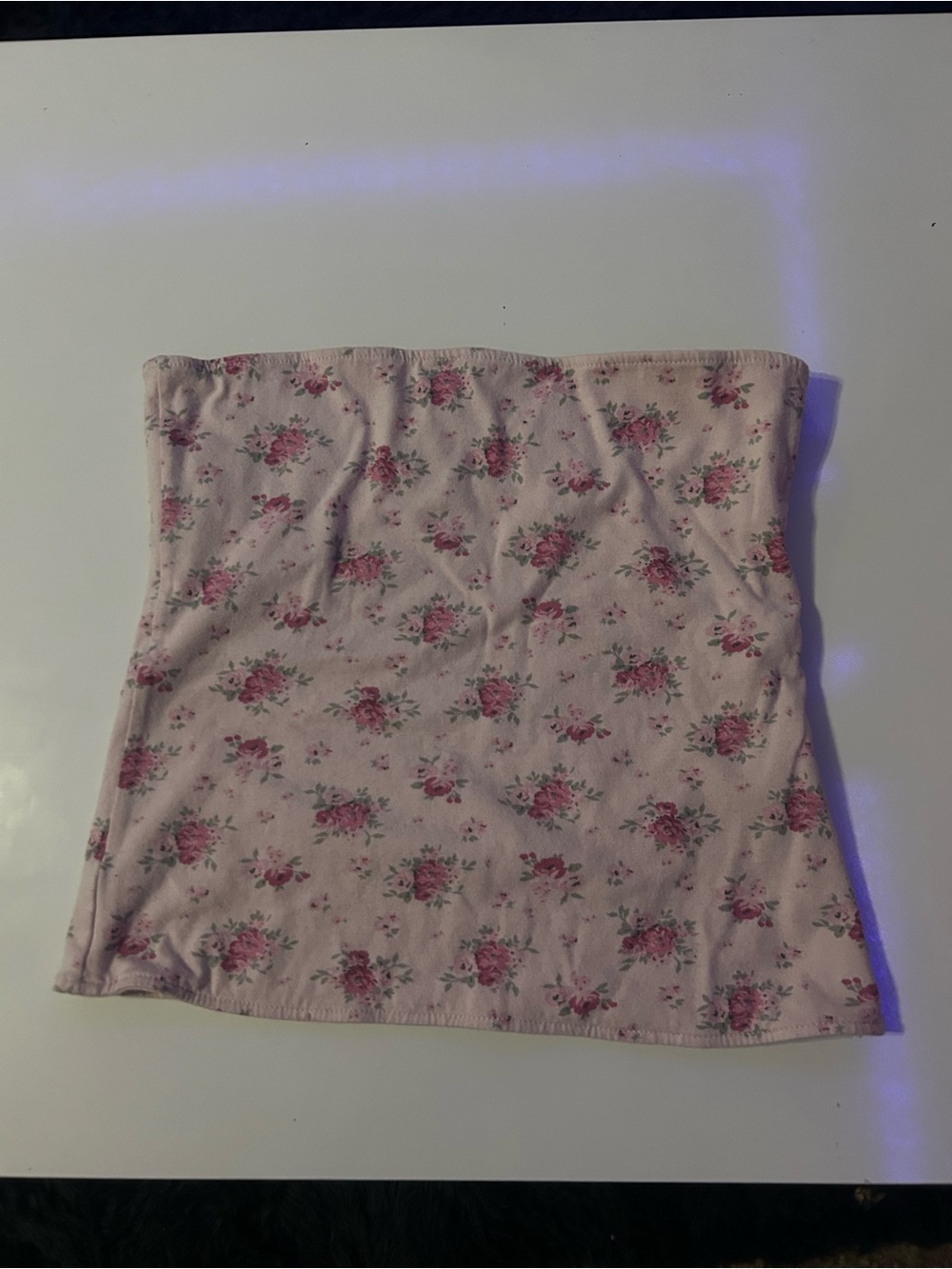 Hollister Pink Floral Tube Top